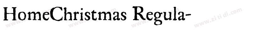 HomeChristmas Regula字体转换